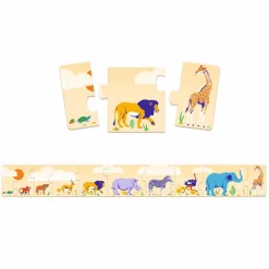 Discount Djeco Leg & Lær-puslespil - Fra lille til stor