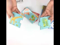 Discount Djeco Leg & Lær-puslespil - Hvem spiser hvad?