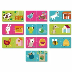 Online Djeco Leg & Lær-puslespil - Levesteder