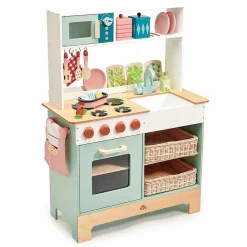 Sale Tender Leaf Legekøkken i træ m. mikroovn - Inkl. tilbehør