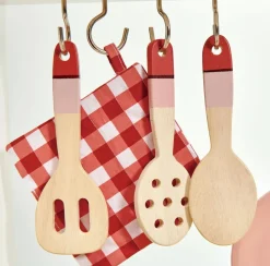 Sale Tender Leaf Legekøkken i træ m. mikroovn - Inkl. tilbehør