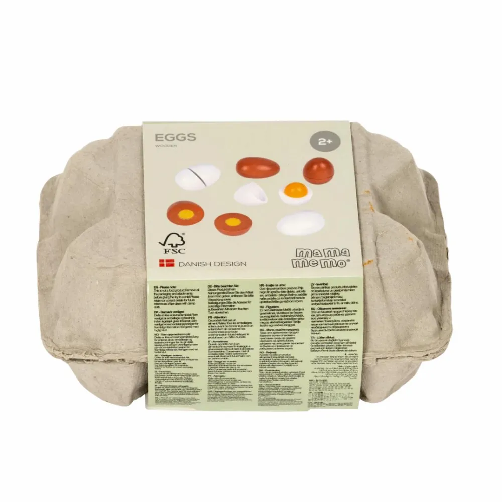 Sale mamamemo Legemad - Æg i bakke, 6 stk