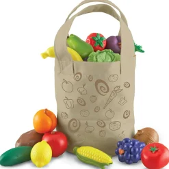 Discount Learning Resources Legemad - Indkøbspose m. frugt og grønt, 16 stk