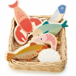 Hot Tender Leaf Legemad - Kurv med fisk og skaldyr, 7 dele