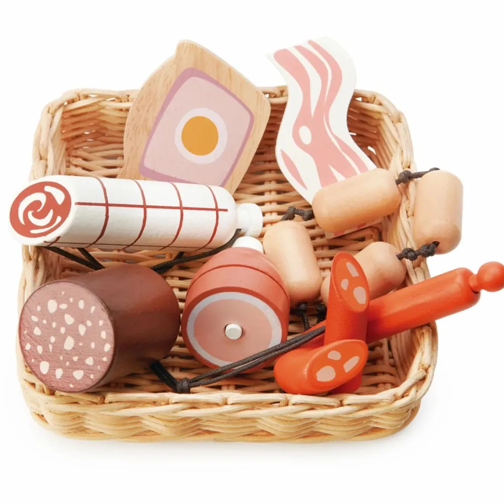 Discount Tender Leaf Legemad - Kurv med slagtervarer, 7 dele