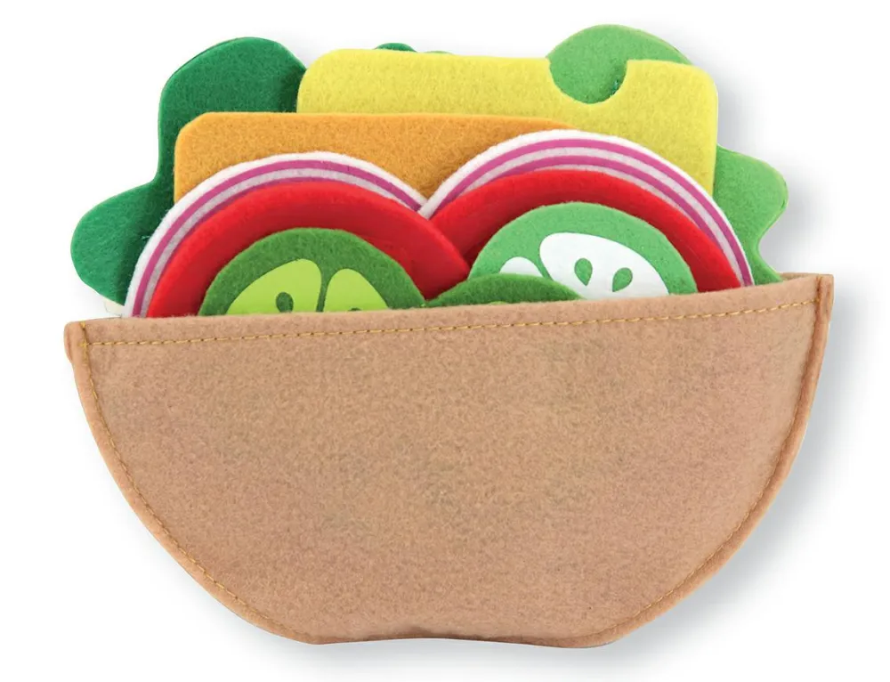 Melissa & Doug Legemad - Sandwich af filt, 33 dele