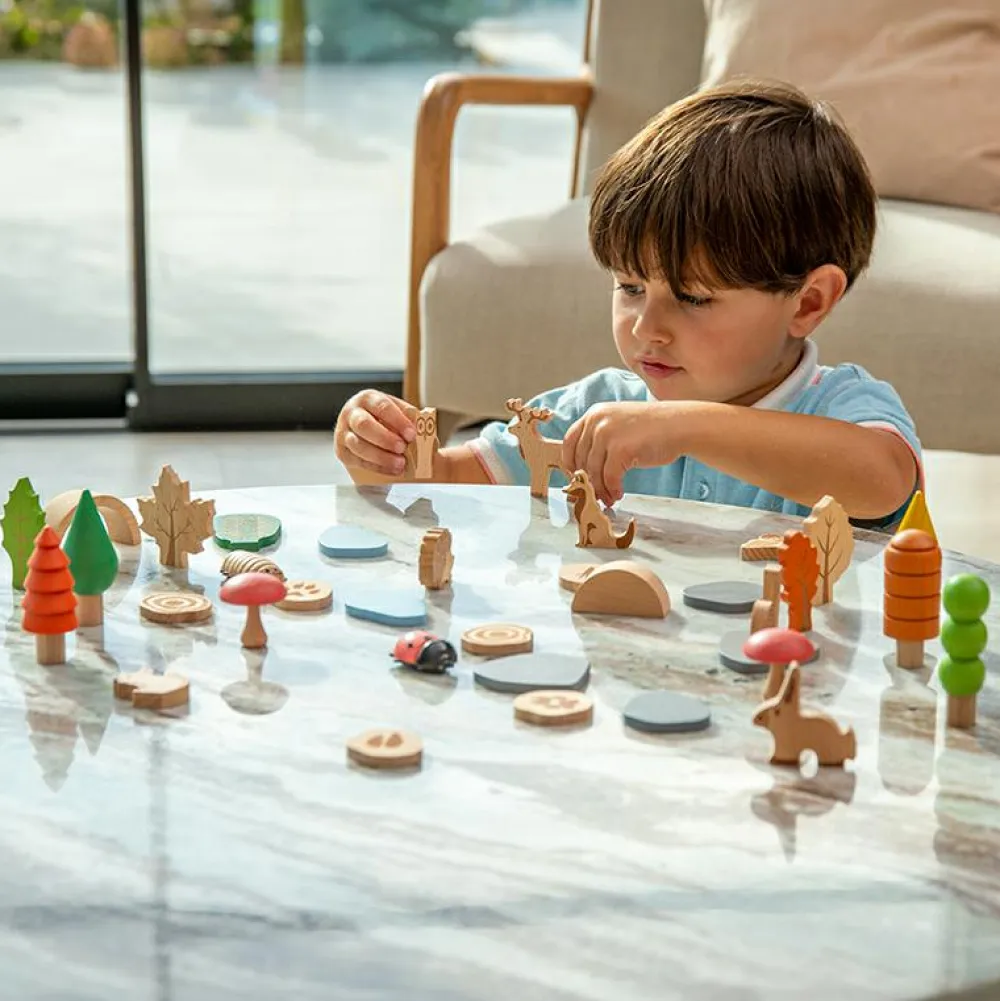 New tickit® Legesæt - Livet i skoven, 37 dele