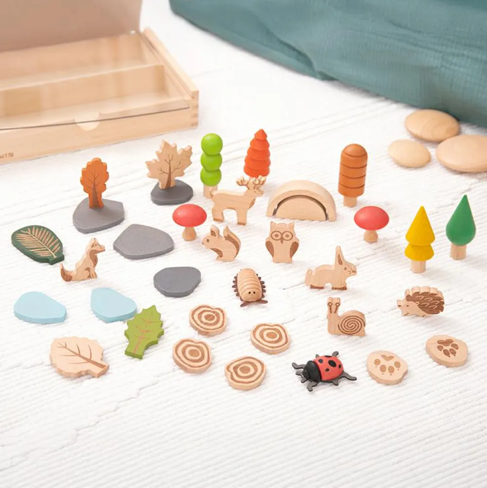 New tickit® Legesæt - Livet i skoven, 37 dele