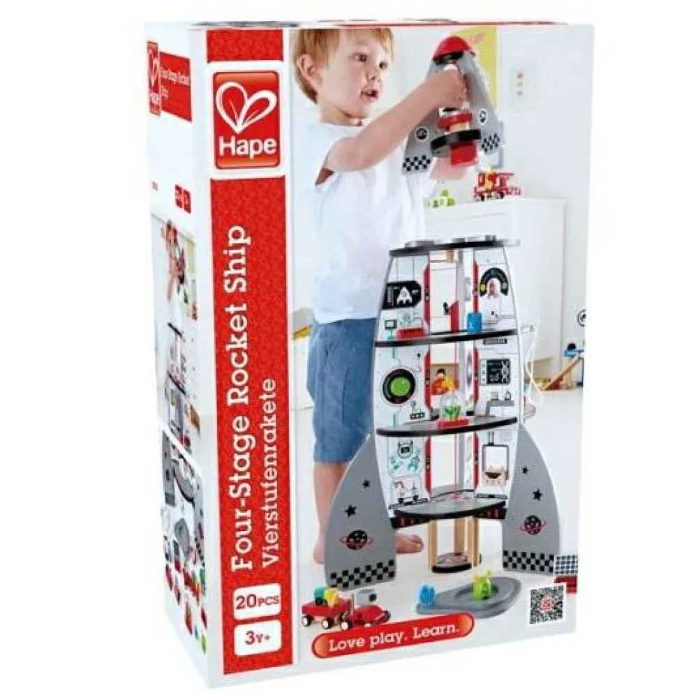 New Hape Legesæt - Rumskib med 20 dele