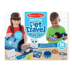 Clearance Melissa & Doug Legesæt - Tag kæledyret med på farten, 16 dele