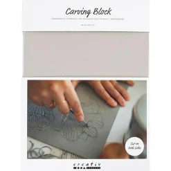 Best Creativ Company Linoleumstryk stempelplade A4, 1 stk