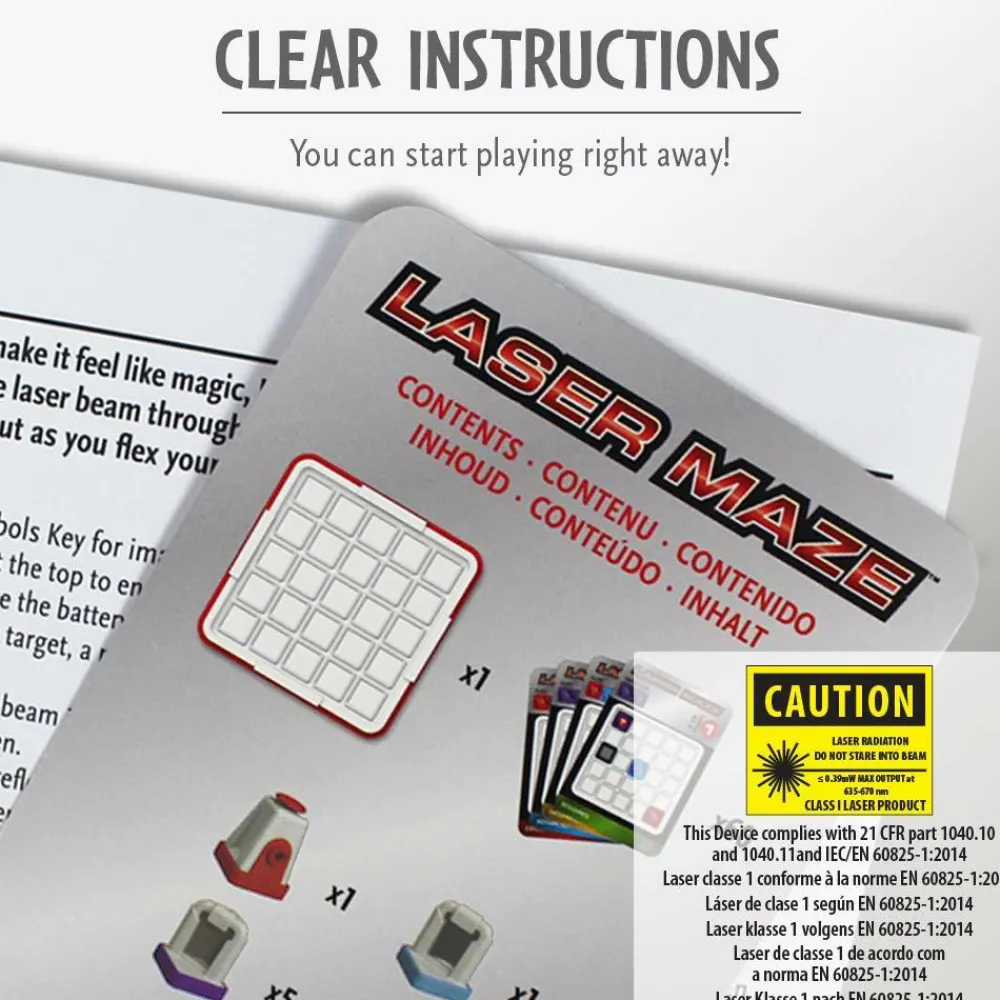 Clearance alga Logikspil - Laserlabyrint