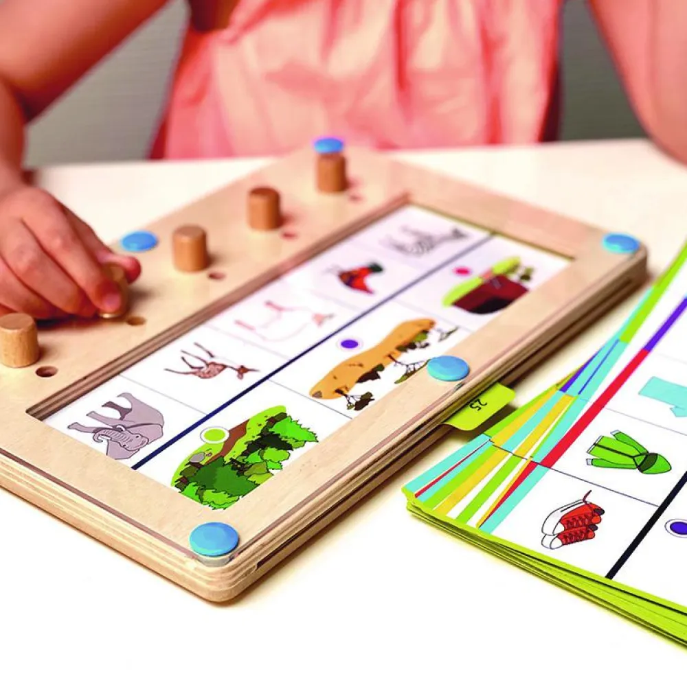 Hot Beleduc Logikspil - Logiturn inkl. 25 opgavekort