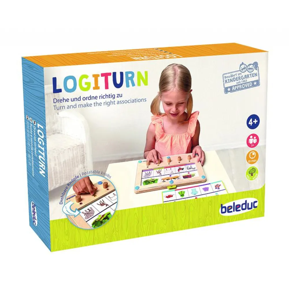 Hot Beleduc Logikspil - Logiturn inkl. 25 opgavekort
