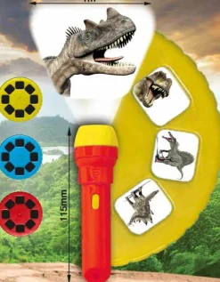 Online Brainstorm Lommelygte med dias - Dinosaurer