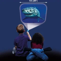 Brainstorm Lommelygte med dias - Hajer