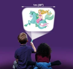 Brainstorm Lommelygte med dias - Havfrue