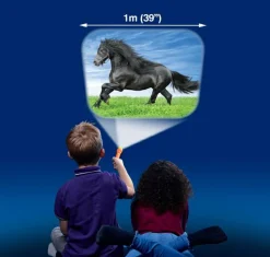 New Brainstorm Lommelygte med dias - Hest