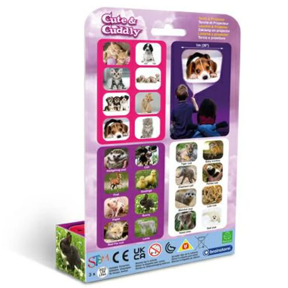 Discount Brainstorm Lommelygte med dias - Nuttede dyr