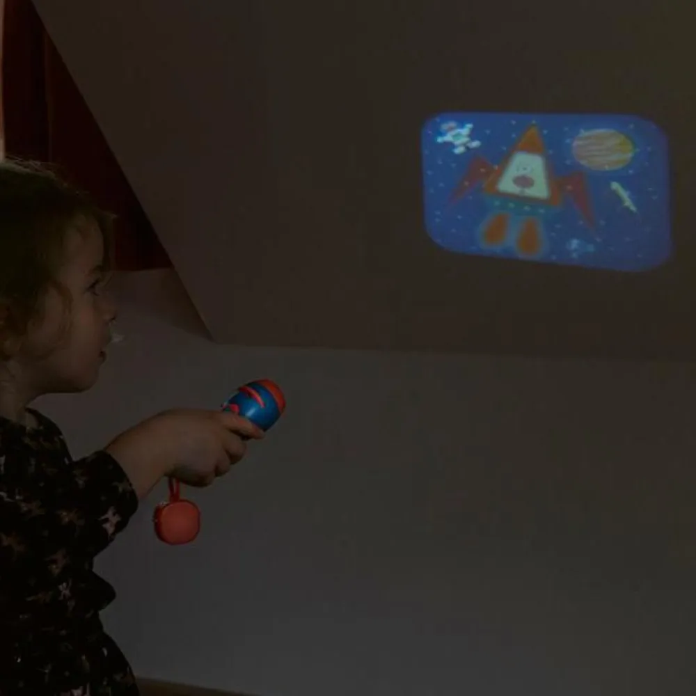 Sale Scratch Lommelygte med dias - Rejs med en tur i rummet