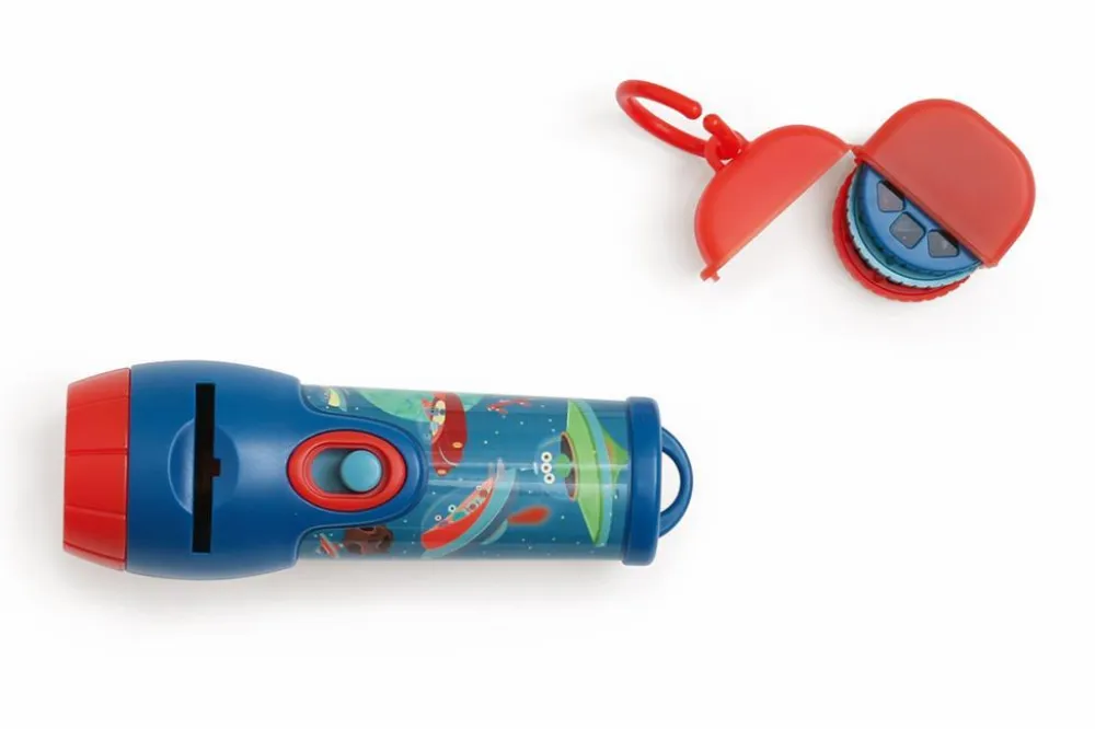 Sale Scratch Lommelygte med dias - Rejs med en tur i rummet