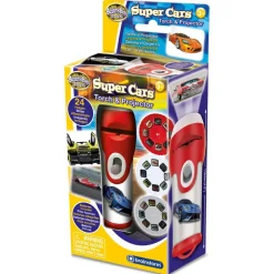 New Brainstorm Lommelygte med dias - Seje biler