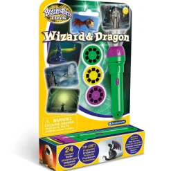 Clearance Brainstorm Lommelygte med dias - Troldmænd & drager