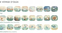 Hot Moulin Roty Lommelygte med projektor - Historier m. dyr