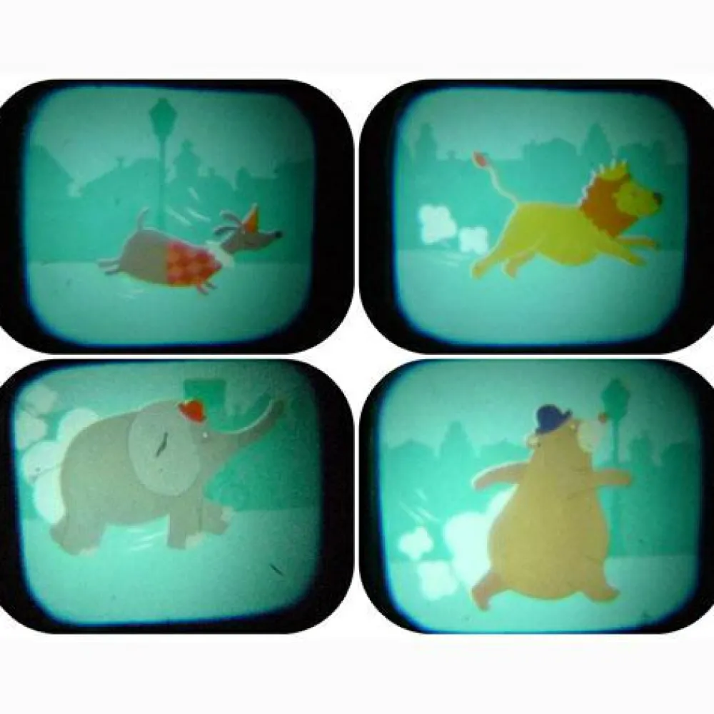 Sale Moulin Roty Lommelygte med projektor - Fortæl en historie