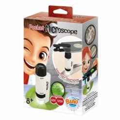 Buki France Lommemikroskop inkl. smartphone adapter