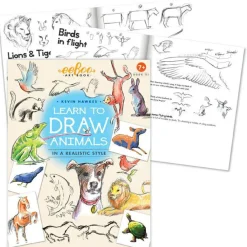 Online eeBoo Lær at tegne - Dyr