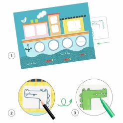 Hot Djeco Lær at tegne - Dyrene i byen