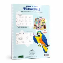 Hot eeBoo Lær at tegne - Vilde dyr