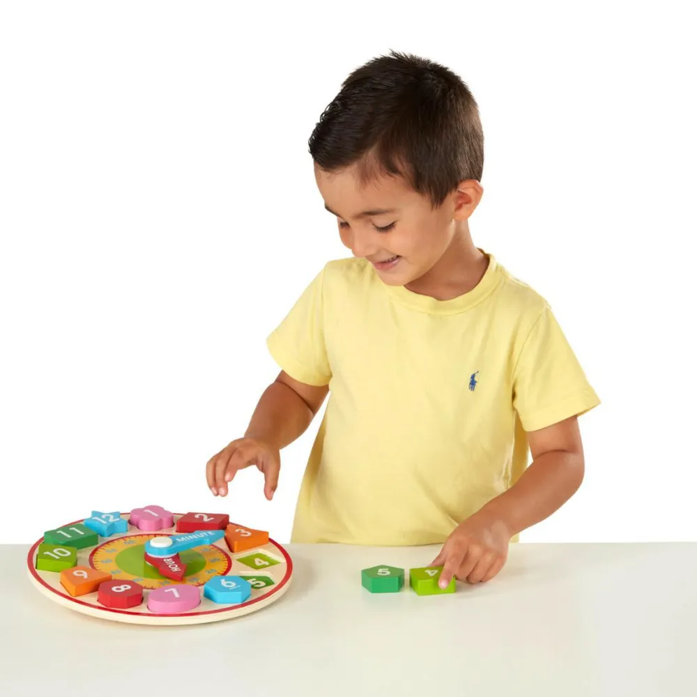 Discount Melissa & Doug Lær klokken, tal og former