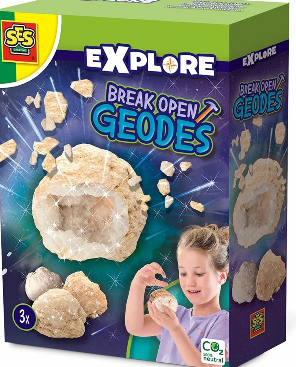 Clearance SES Creative Lær om geoder, 3 stk