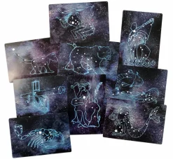 New Lær stjernebilleder - Plakat + kort, 54 stk