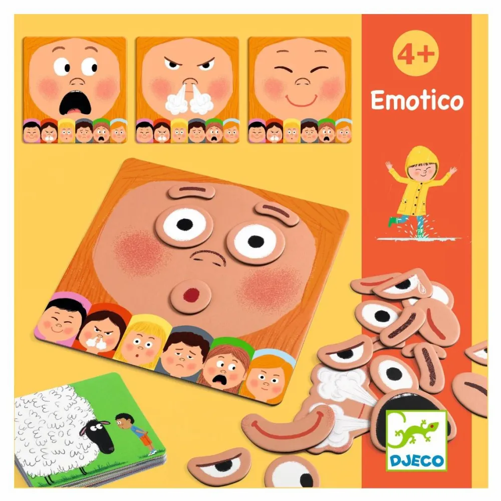 Clearance Djeco Læringsspil - Emotico