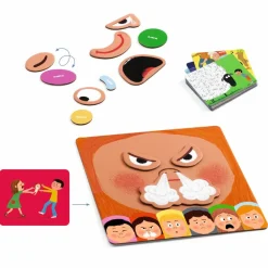 Clearance Djeco Læringsspil - Emotico