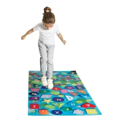 Hot Spordas Læringstæppe - Form, farve, tal + bogstaver