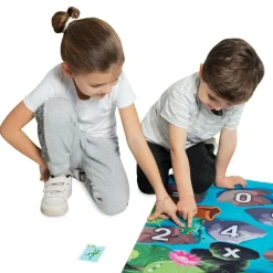 Hot Spordas Læringstæppe - Form, farve, tal + bogstaver