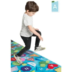 Hot Spordas Læringstæppe - Form, farve, tal + bogstaver