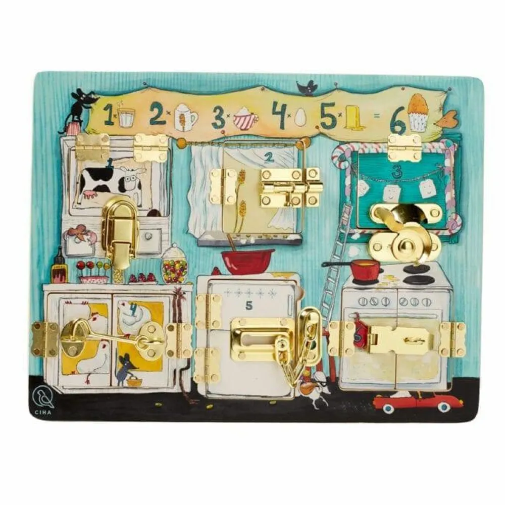 Best Ciha Låsebræt - Kig ind i køkkenet