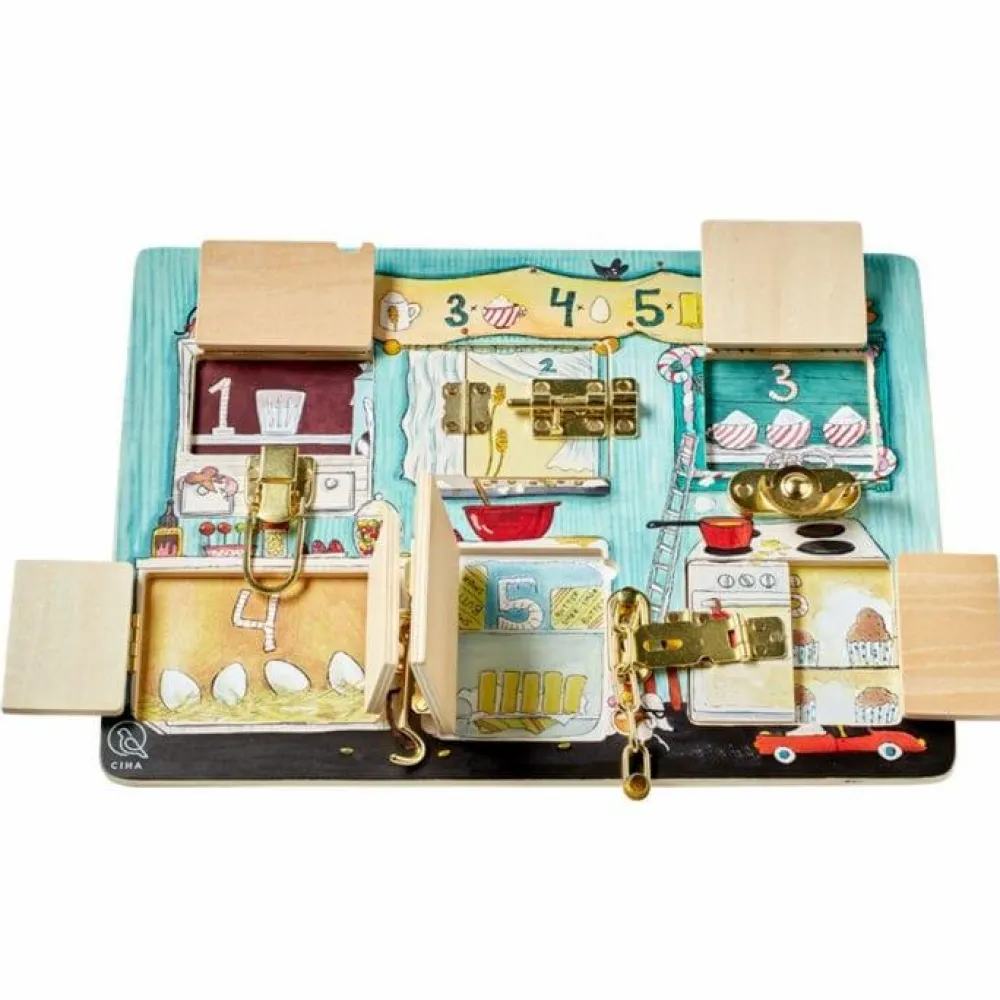 Best Ciha Låsebræt - Kig ind i køkkenet