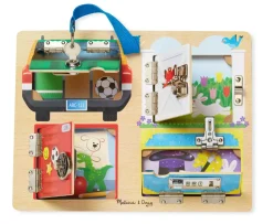 Online Melissa & Doug Låsebræt m. 4 jumbolåger