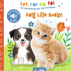 Discount Forlaget Bolden Lyt, rør og føl - Følg lille hvalp