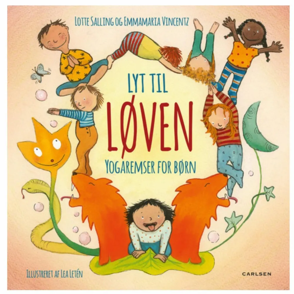 Sale Lyt til løven - Yogaremser for børn