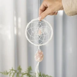 New Creativ Company Macramé kit - Drømmefanger m. krystal