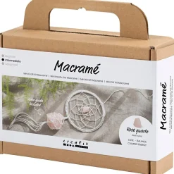 New Creativ Company Macramé kit - Drømmefanger m. krystal