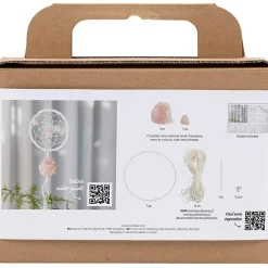 New Creativ Company Macramé kit - Drømmefanger m. krystal