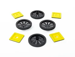 Best Polydron MAG | Tilbehør: Hjul | 8 dele